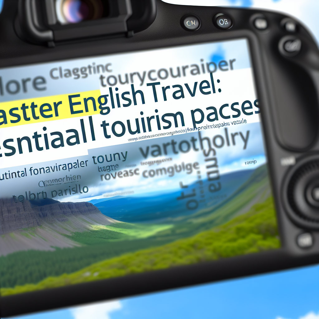 Domine o Inglês para Viagens: Frases e Vocabulário Essenciais de Turismo